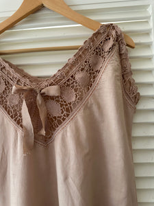 Antique Cotton Lace Dress