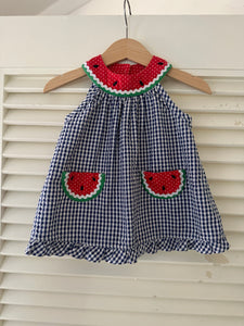 Vintage Baby Watermelon Dress