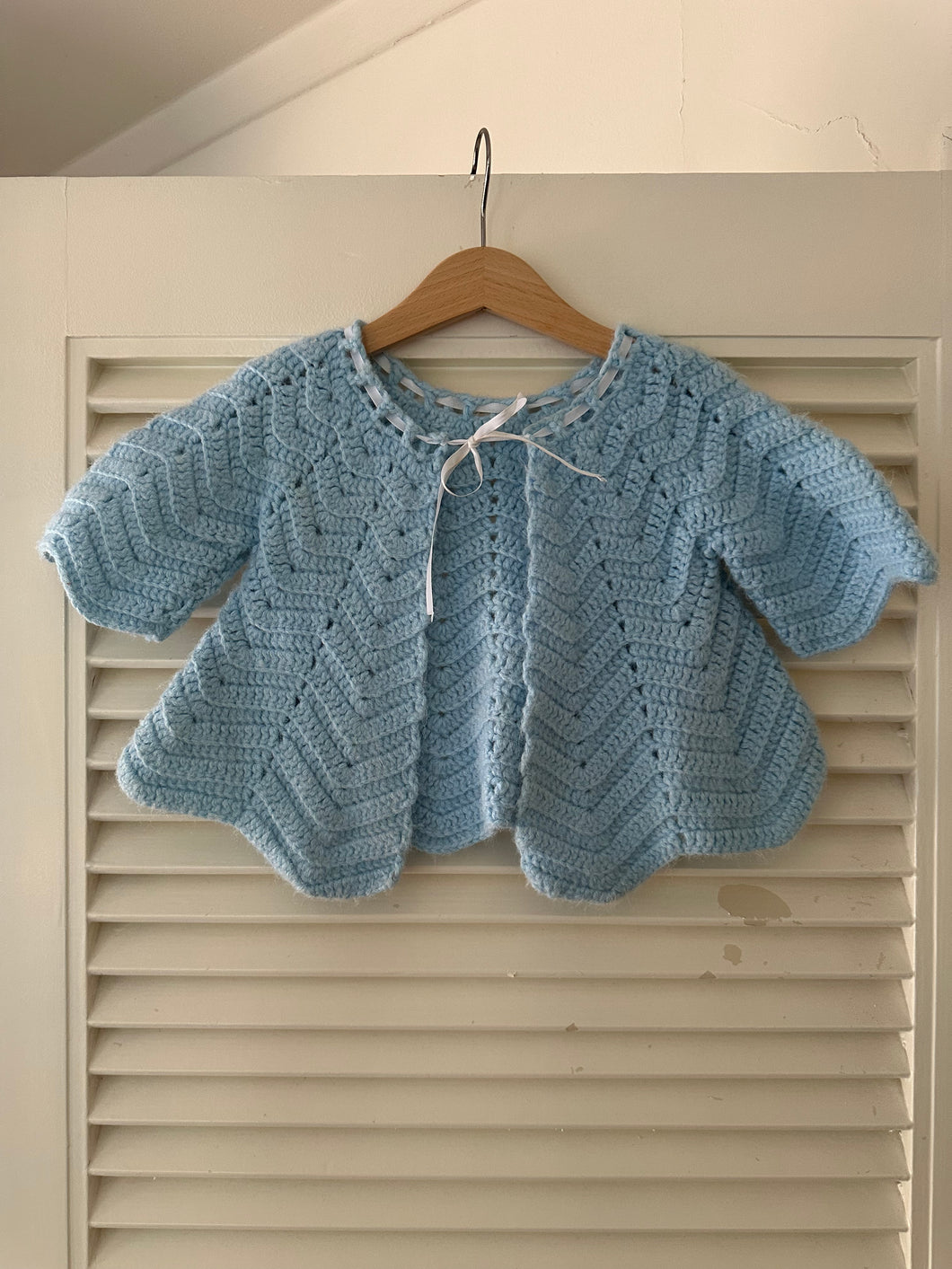 Vintage Kids Blue Knit