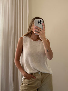 Vintage Linen Tank