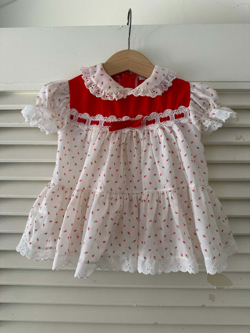 Vintage Baby Strawberry Dress