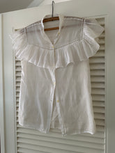 Load image into Gallery viewer, Vintage Pleat Ruffle Top
