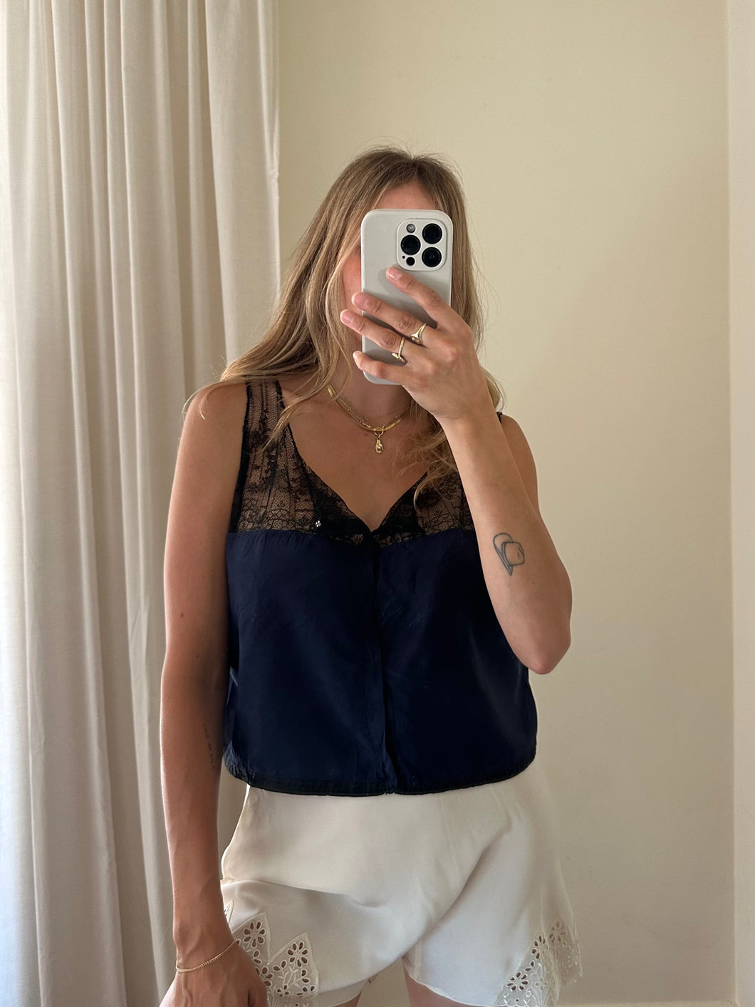 Vintage Navy Camisole