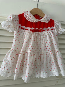 Vintage Baby Strawberry Dress