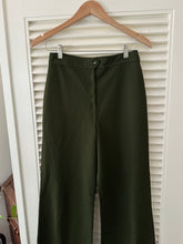 Load image into Gallery viewer, Vintage Ribbed Olive Green Pants
