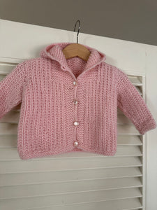 Vintage Baby Hooded Knit