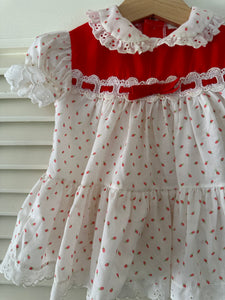 Vintage Baby Strawberry Dress