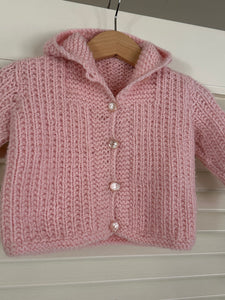 Vintage Baby Hooded Knit