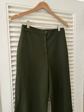 Load image into Gallery viewer, Vintage Ribbed Olive Green Pants
