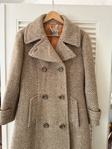 Vintage Herringbone Coat