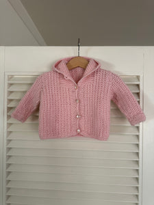 Vintage Baby Hooded Knit