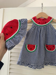 Vintage Baby Watermelon Dress