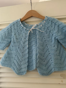 Vintage Kids Blue Knit