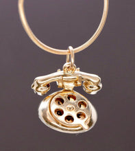 Load image into Gallery viewer, Vintage 14k Gold Telephone Charm
