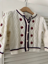 Load image into Gallery viewer, Vintage Kids Flower Cardigan
