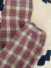 Load image into Gallery viewer, Vintage Plaid Side Zip Bottoms
